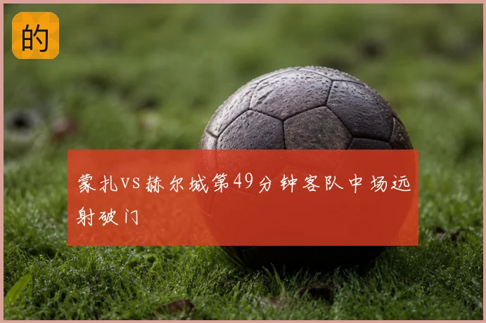 蒙扎vs赫尔城第49分钟客队中场远射破门