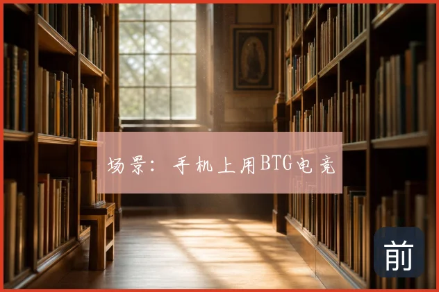 场景：手机上用BTG电竞